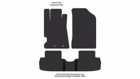 Interior mats for the Acura RSX 2002-2006 I generation US Coupe - Фото 2