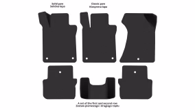 Interior mats for the Acura TLX 2014-2020 I generation US Sedan AWD - Фото 2