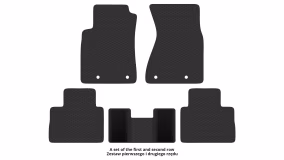 Interior mats for the Audi A8 (D2) 1994-2002 I generation EU Sedan Short - Фото 2