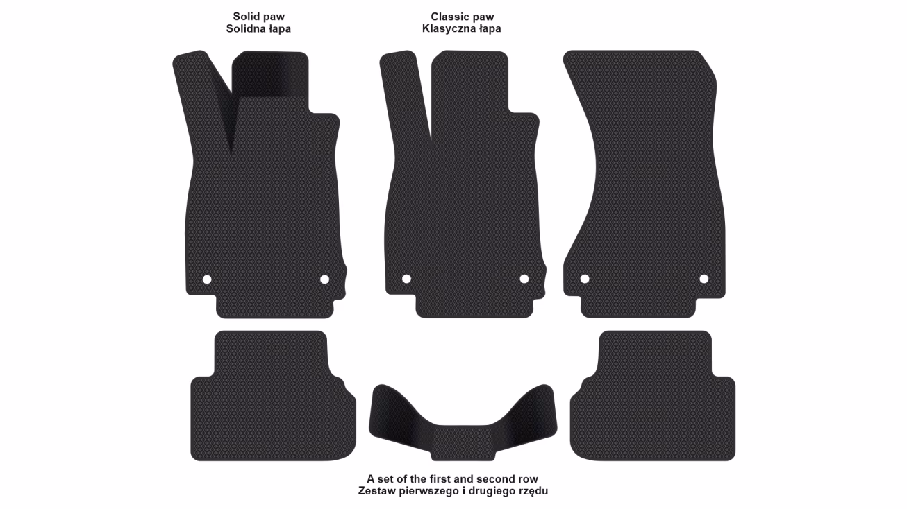 Interior mats for the Audi A4 (B9) Allroad Quattro 2016-… V generation EU Universal - Фото 2