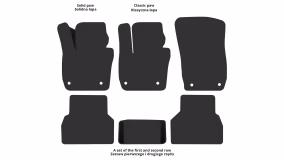 Interior mats for the Audi Q3 (8U) 2014-2018 I generation US Crossover restyling - Фото 2