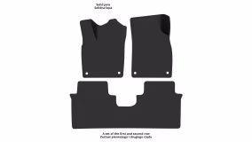 Interior mats for the Audi Q5 e-tron 2022-… I generation CN Crossover 6-seater - Фото 2
