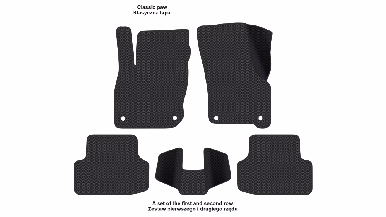 Interior mats for the Audi A3 (8Y) 2020-… IV generation EU Sedan Hybrid (MHEV) - Фото 2