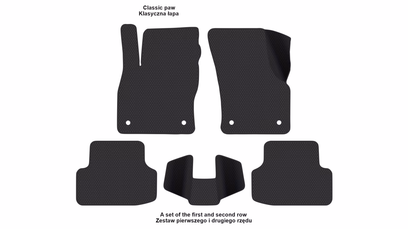 Interior mats for the Audi A3 Sportback (8Y) 2020-… IV generation EU Hatchback - Фото 2