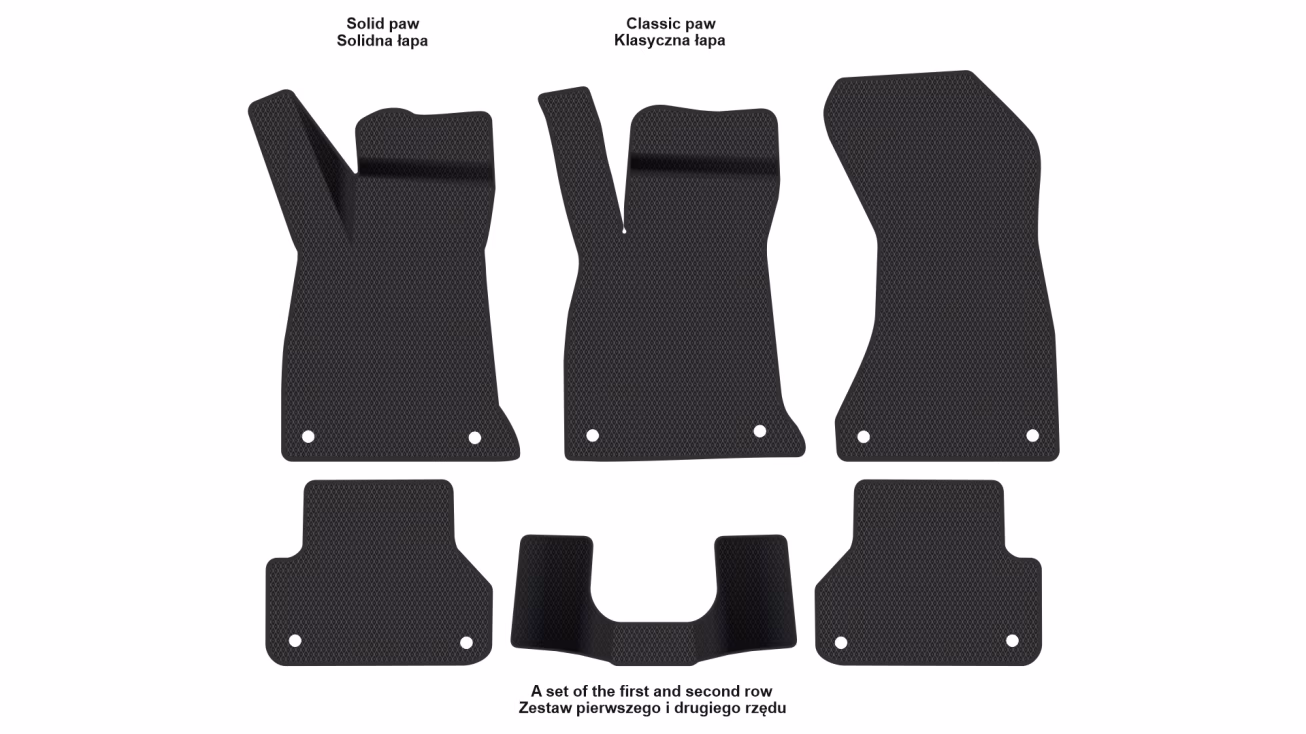 Interior mats for the Audi S5 Sportback 2016-2024 II generation EU Liftback 5-door - Фото 2
