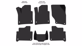Dywaniki podłogowe do Audi Q7 (4L) 2005-2015 I generacja Crossover 7-miejscowy - Фото 2