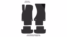 Interior mats for the Audi S5 2012-2016 I generation EU Coupe 3-door - Фото 2