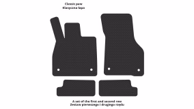 Interior mats for the Audi TT (8S) 2014-2023 III generation EU Coupe - Фото 2