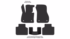 Коврики в салон BMW (F45) 2-series 225XE 2014-2021 I поколение EU Crossover - Фото 2