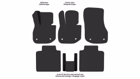 Interior mats for the BMW iX1 (U12) 2022-… III generation EU Crossover Long - Фото 2