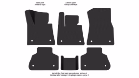 Dywaniki podłogowe do BMW X5 (G05/G18) 2018-… IV generacja EU Crossover - Фото 3