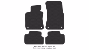 Dywaniki podłogowe do BMW E63 6-Series 2003-2010 II generacja EU Cabriolet - Фото 2