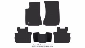 Interior mats for the Cadillac CTS 2007-2013 II generation EU Sedan - Фото 2