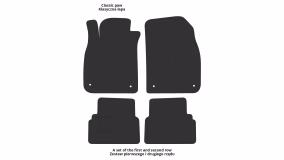 Interior mats for the Cadillac BLS 2006-2009 I generation EU Sedan - Фото 2