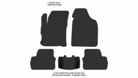 Interior mats for the Chery Beat 2009-2015 I generation EU Crossover - Фото 2