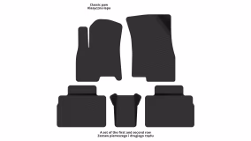 Interior mats for the Chery Tiggo 8 2018-… I generation EU Crossover 7-seater - Фото 2