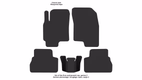 Interior mats for the Chery Eastar 2003-2011 I generation CN Sedan - Фото 3