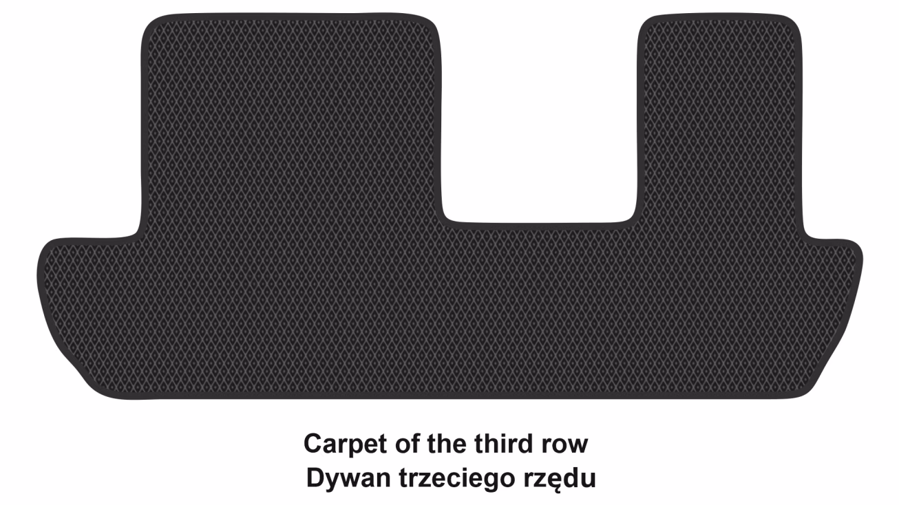 Interior mats for the Chery Tiggo 8 Pro 2020-… I generation EU Crossover 7-seater Hybrid (PHEV) - Фото 3