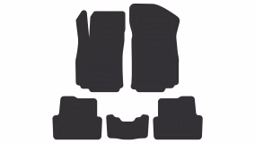 Interior mats for the Chevrolet Aveo (T300) 2011-2023 III generation EU Sedan - Фото 2