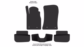 Interior mats for the Chevrolet Camaro 2009-2015 V generation Coupe - Фото 2