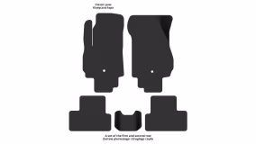Interior mats for the Chevrolet Orlando (J309) 2010-2018 I generation EU Minivan 7-seater - Фото 2
