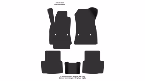 Interior mats for the Chevrolet Cruze (J400) 2016-2023 III generation Sedan - Фото 2