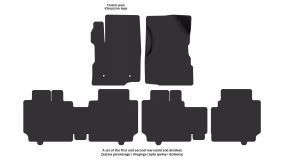 Dywaniki podłogowe do Chevrolet Equinox 2015-2017 II generacja US Crossover po restylingu - Фото 2