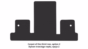 Interior mats for the Chevrolet Traverse 2008-2017 I generation US Crossover 7-seater - Фото 4