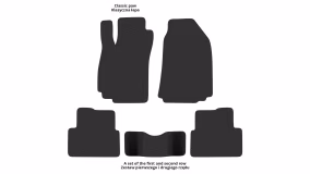 Interior mats for the Chevrolet Cobalt 2012-… II generation EU Sedan - Фото 2