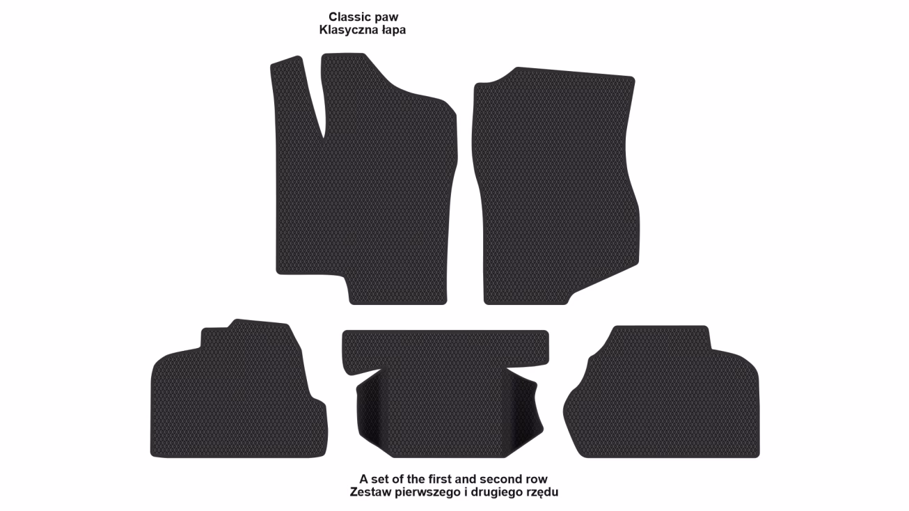 Interior mats for the Chevrolet Silverado 2007-2014 II generation US Pickup Extended Cab - Фото 2