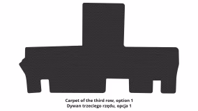 Interior mats for the Chrysler Grand Voyager 2008-2016 V generation US Minivan 7-seater - Фото 6