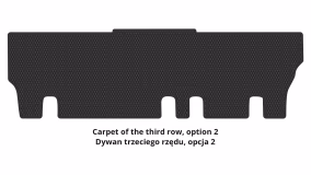Interior mats for the Chrysler Grand Voyager 2008-2016 V generation US Minivan 7-seater - Фото 7