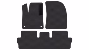 Dywaniki podłogowe do Citroen C4 Picasso 2013-2018 II generacja EU Minivan przed restylingiem 5-miejscowy - Фото 2