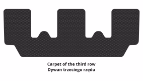 Dywaniki podłogowe do Citroen C4 Grand Picasso 2013-2018 II generacja EU Minivan przed restylingiem 7-miejscowy - Фото 3