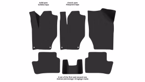 Interior mats for the Citroen DS4 2011-2018 I generation EU Hatchback - Фото 2