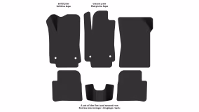 Interior mats for the Citroen C3 2016-2020 III generation EU Hatchback pre-restyling - Фото 2