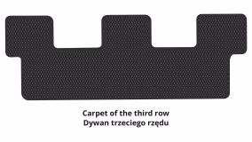 Interior mats for the Citroen C4 Grand Picasso 2006-2013 I generation EU Minivan 7-seater - Фото 3