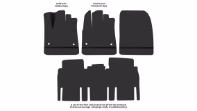 Dywaniki podłogowe do Citroen Berlingo Multispace (K9) 2018-… III generacja EU Minivan 5-miejscowy - Фото 3