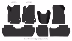 Коврики в салон Citroen Berlingo (B9) 2008-2018 II поколение EU Minivan 5-ти местная - Фото 2