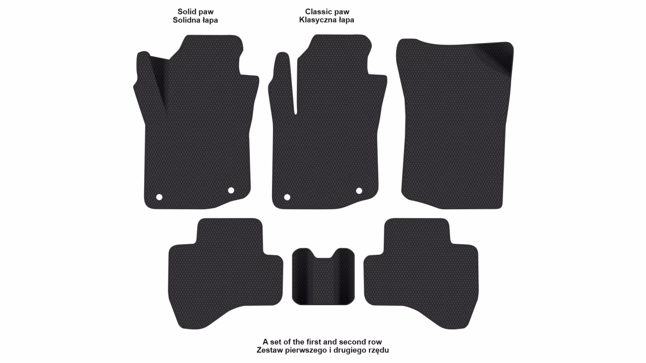 Interior mats for the Citroen C1 2005-2014 I generation EU Hatchback - Фото 2