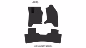 Interior mats for the Citroen C-Zero 2010-… EU Hatchback - Фото 2