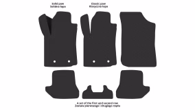 Interior mats for the Citroen C3 Pluriel 2003-2010 I generation EU Cabriolet - Фото 2
