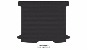 Interior mats for the Dacia Dokker 2012-… I generation EU Minivan - Фото 3