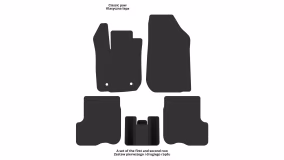 Interior mats for the Dacia Logan 2012-2022 II generation EU Sedan - Фото 2