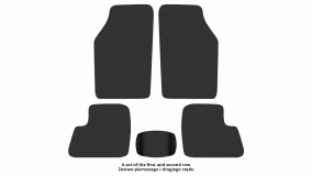 Interior mats for the Daihatsu Sirion 1998-2004 I generation EU Hatchback - Фото 2