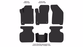Interior mats for the Dodge Journey 2007-2021 I generation EU Crossover 6-seater - Фото 2