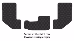 Interior mats for the Dodge Journey 2007-2021 I generation EU Crossover 6-seater - Фото 3