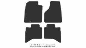 Коврики в салон Dodge Ram 1500 2002-2009 III поколение US Pickup 4-х дверная Quad Cab - Фото 2