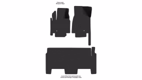Dywaniki podłogowe do Dodge Grand Caravan 2010-2020 V generacja US Minivan po restylingu 8-miejscowy - Фото 2