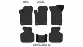 Interior mats for the Dodge Journey 2007-2021 I generation EU Crossover 7-seater - Фото 2